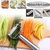 3 BUC Peeler de Legume pentru Bucătărie Oțel Inoxidabil Răzătoare de Pepene Dublu Cap Peeler de Uz Casnic Multi-Funcțional Peeler de Fructe și Legume