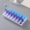 7-Day Weekly Pill Box 14 Grid First-Aid Kit Container Portable Tablte Dispenser
