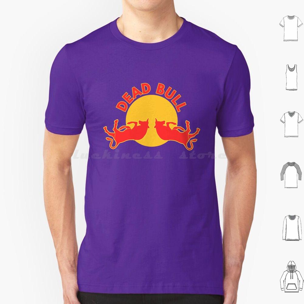 Dead Bull Funny Logo Cute Animals Funny Animals Weird Cute Tee T Shirt Big Size 100 Cotton Funny Humorous Humor Cute