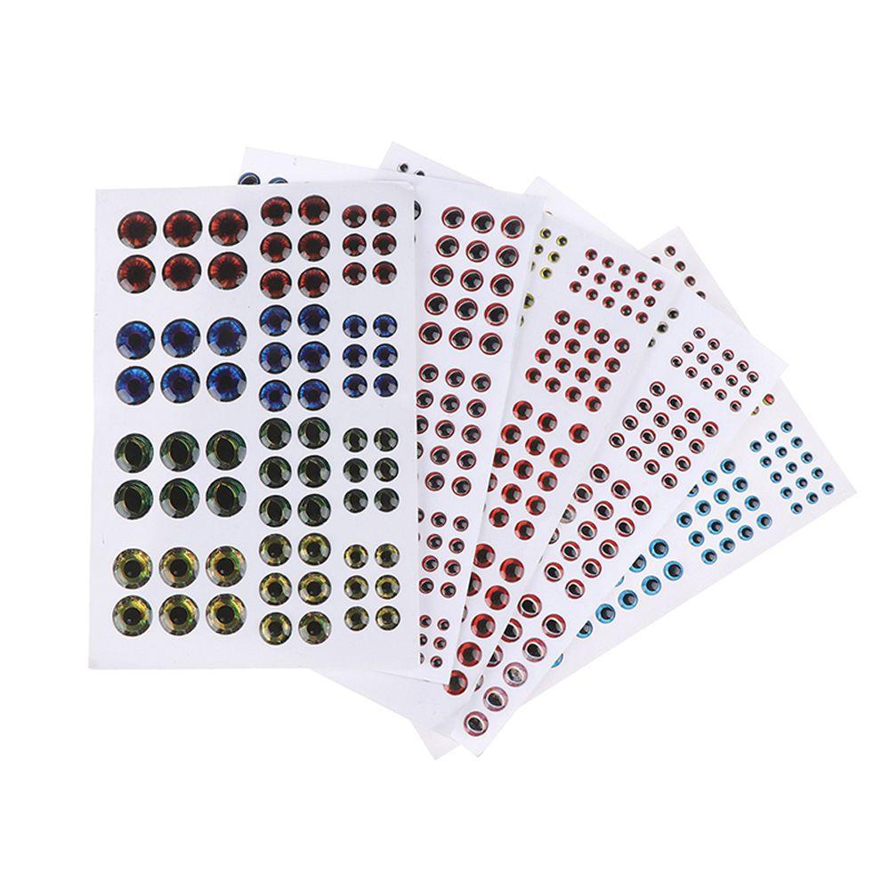 3D 4D 5D Fly Fishing DIY Eye Lure Fish Eyes Artificial Fish Eyes Fishing Lure Eyes 3D Fish Eyes