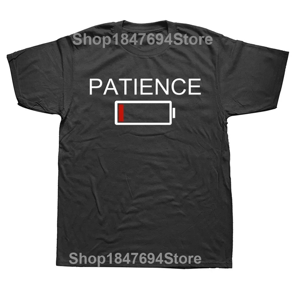 Funny I Had My Patience Tested I m Negative T Shirts Summer Graphic Cotton Streetwear Short Sleeve Birthday Gifts T-shirt Men 4XL