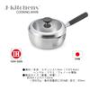 Stainless Steel Saucepan with Hammered with Made in with Original Tag J-kitchens Texture, 20cm, Lid, Rust-Resistant, Gas/Induction Compatible, Japan,