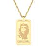 Colier cu pandantiv Ernesto Che Guevara Bijuterii din oțel inoxidabil Cadouri pentru Femei Bărbați