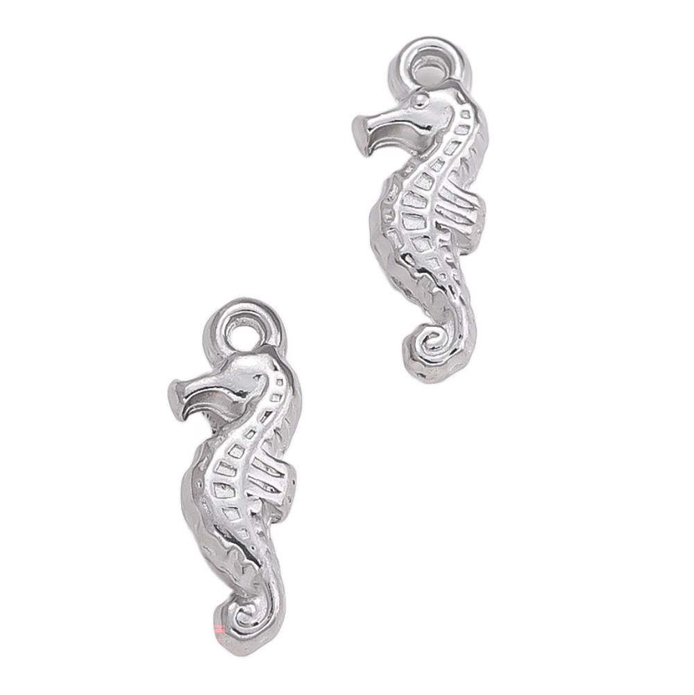 2Pcs Stainless Steel Ocean Theme Shell Starfish Turtle Conch Charms for DIY Handmade Earring Necklace Bracelet Jewelry Making