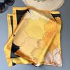 New Women Silk Printed Design Scarf For Women Fashion Neck Tie Hand Bag Foulard Wrist Kerchief Shawl Wraps Hajib Silk Scarves