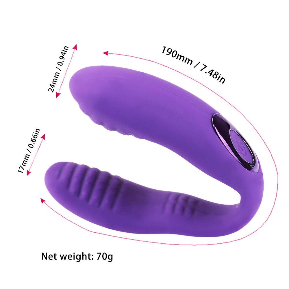 10 Speed Wearable Couples  G Spot Clitoris Sex Toy Black Purple G Spot S