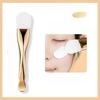 Double head silicone  beauty tool  facial mask brush facial mask brush face cleaning scraper daub type mud film special brush