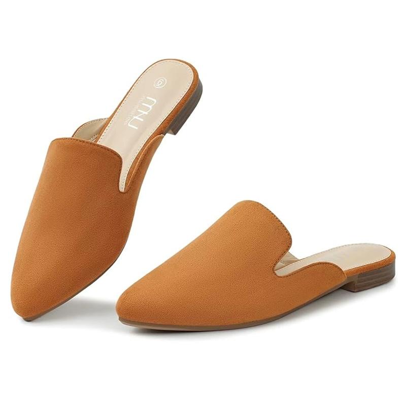 

MUSSHOE Мюлі для жінок Балетки Зручні Гостроносі Жіночі мюлі 8.5