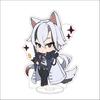 10CM Anime  Genshin Impact  Figure Stand Model Arlecchino Cute Desk Decor Standing Sign Gifts