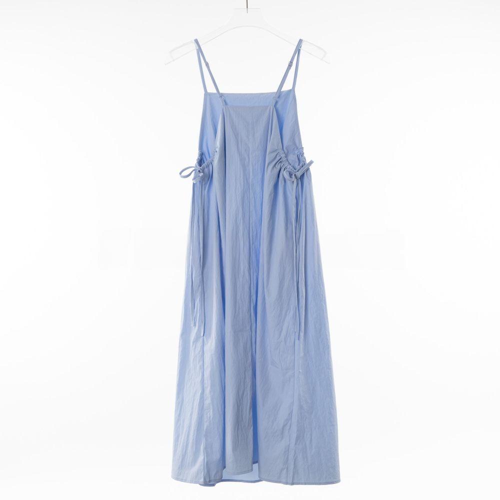 Nylon Strap Bustier Maxi Dress 2COLOR