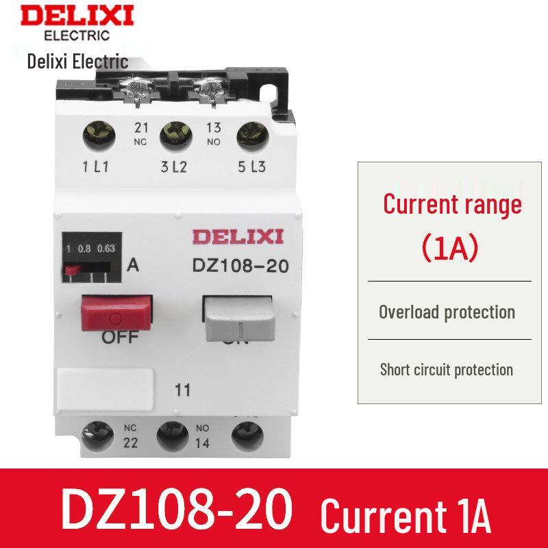 Delixi DZ108-20 Three-Phase Motor Protector Switch CDV2S Circuit Breaker CDP6-32