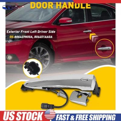 Front Left (Driver) Side Exterior Outside Door Handle For 2009-14 Nissan Maxima