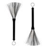 YFFSFDC Drum Brush Wire Brush Drumstick Brush Drum Brush Telescopic Adjustable for Music Lovers Professional Beginners Students Adults (2 Pieces)