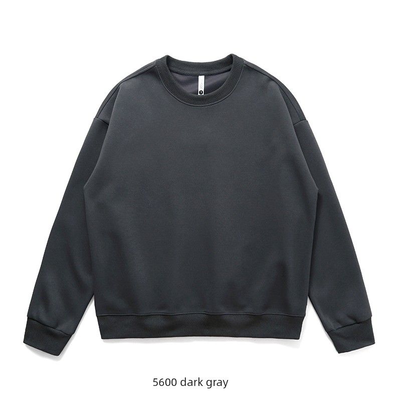 American Retro Trendy All-Matching Hoodie Male 2024 New Spring and Autumn round-Neck Non-Hoodie Export Men Casual Jacket