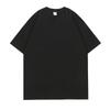 Heavy T-shirt men's and women's round neck short-sleeved printed LOO solid color half-sleeved bottoming shirt T-shirt wholesale