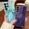 Sandstone Marble Pattern Phone Case For Samsung Galaxy S26 S25 S24 S23 Ultra S22 Plus S24 S21 FE S25 Edge Clear TPU Soft Cover