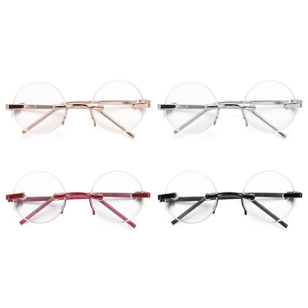 

Плюшевая кукла для очков BJD 1/61/12, одежда для кукол 1/3, милые очки в круглой оправе для плюшевой куклы