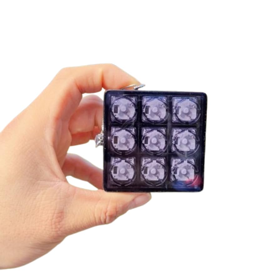 Mechanický klávesový spínač Klávesnice Přívěsek na klíče Tester klávesových spínačů 9 kláves