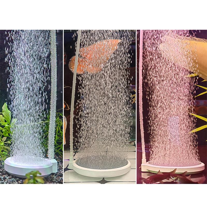 1Pcs Fish Tank Silent Bubble Stone Oxygenation Disk Low Pressure Air Refiner Fish Tank Aeration Aquarium Oxygen Pump Accessories