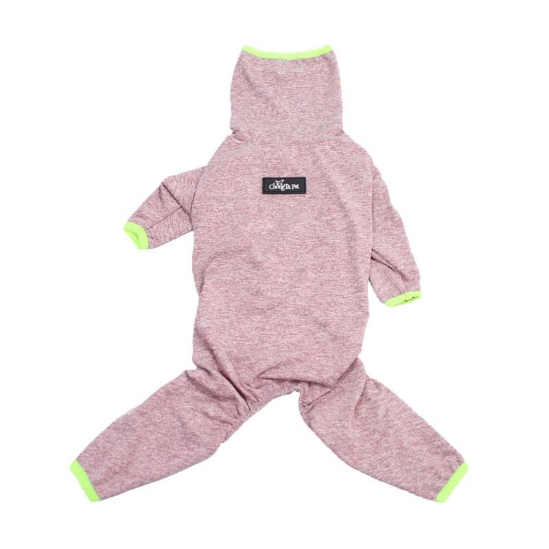 Stretchable Dog Jumpsuit With High Neck Small To Medium Breeds - Anti-Shedding Pet Clothing Fall Winter