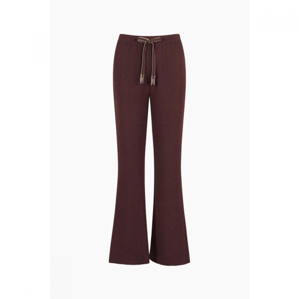 Benetton Wrinkle Banding Bootcut Pants Bapt92541 BK (black)/42