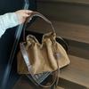 Large-capacity Commuter Crossbody Bag, High-end Pleated Shoulder Bag, Handbag