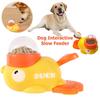 Dog Interactive Slow Feeder Duck-Shaped Design Dog Food Puzzle Toy Interactive Pet Food Treat Dispenser for Small & Medium Dogs