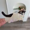 Exquisite Japanese Girlish Style Cartoon Cat Acetate Hair Shark Clip