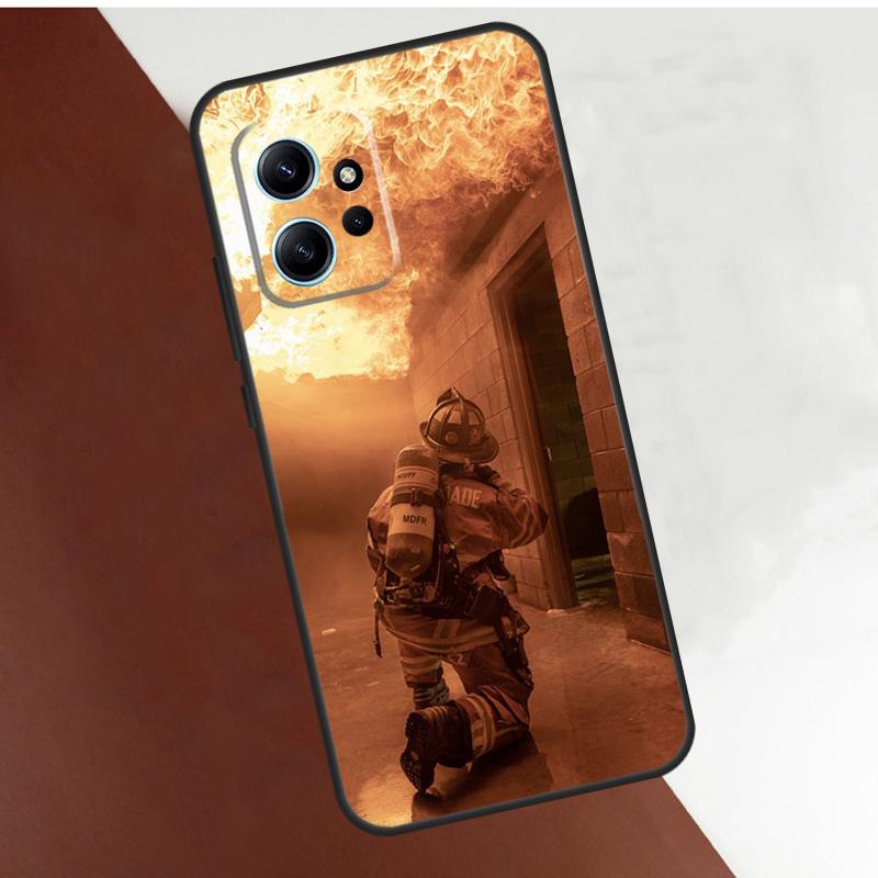 Fire Fighter Hero Case For Xiaomi Redmi Note 12 Pro 8 9 10 11 Pro 9S 10S 11S 12S Redmi 12 9C 10C 12C Cover