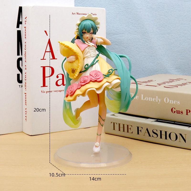1 Piece Anime Hatsune Miku Action Figure Model Gifts Collectible Figurines for Kids 18-21cm
