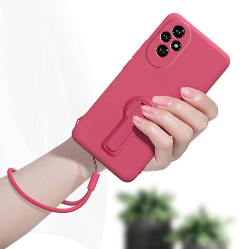 Folyékony szilikon teljes kameravédős, ütésálló, támasztós tok Xiaomi 17T Pro 15T Pro 17 Pro Max 17 Ultra készülékekhez, elvesztésgátló zsinóros tok