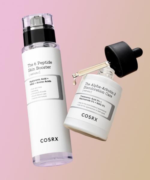 COSRX [SET] The 6 Peptide Skin Booster Serum 150ml + The Alpha-Arbutin 2 Discoloration Care Serum 50ml NONE