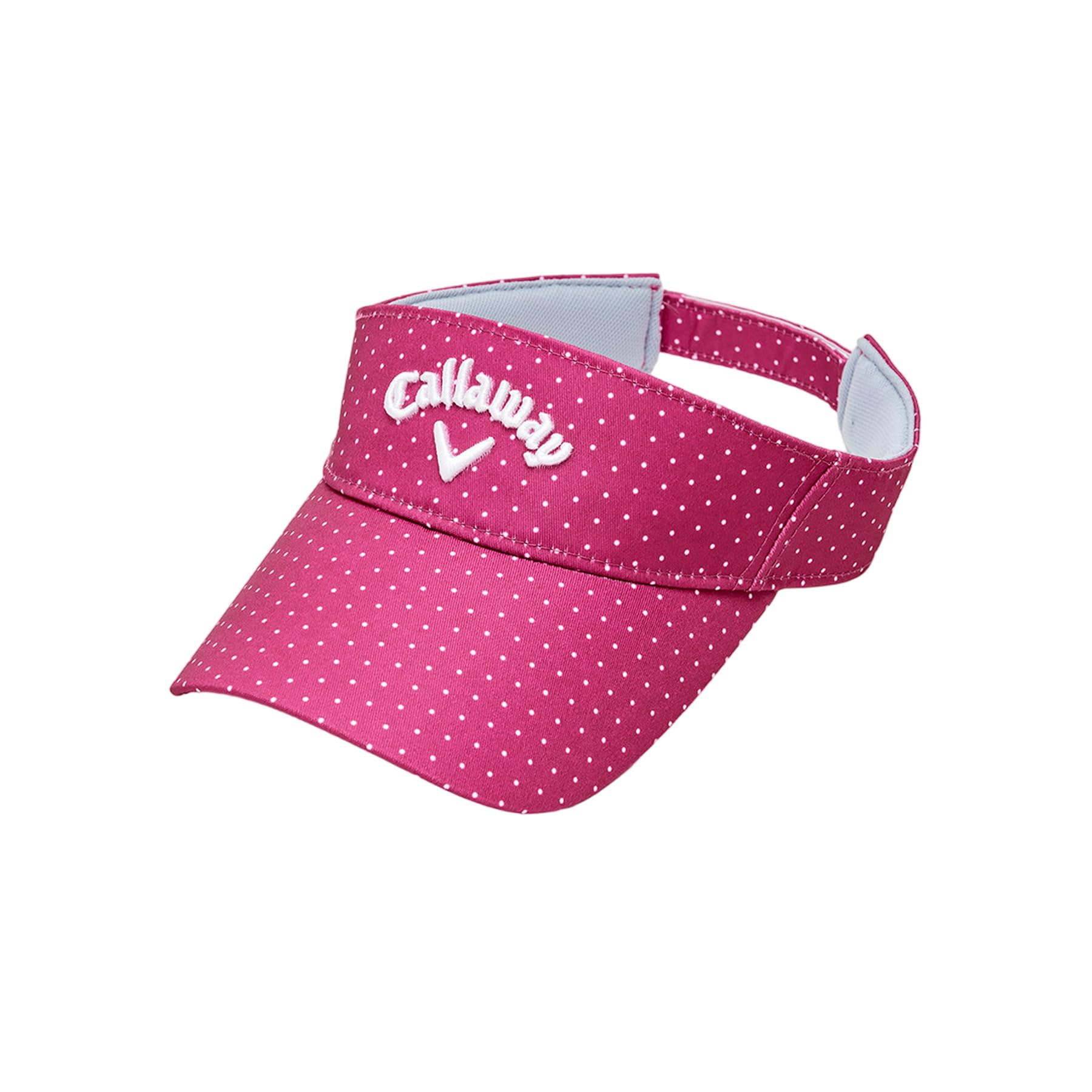 

Солнцезащитный козырек в горошек, шляпа для гольфа C24291208 [Callaway] Женская (Узор в горошек, регулируемый) / / 1090_Розовый