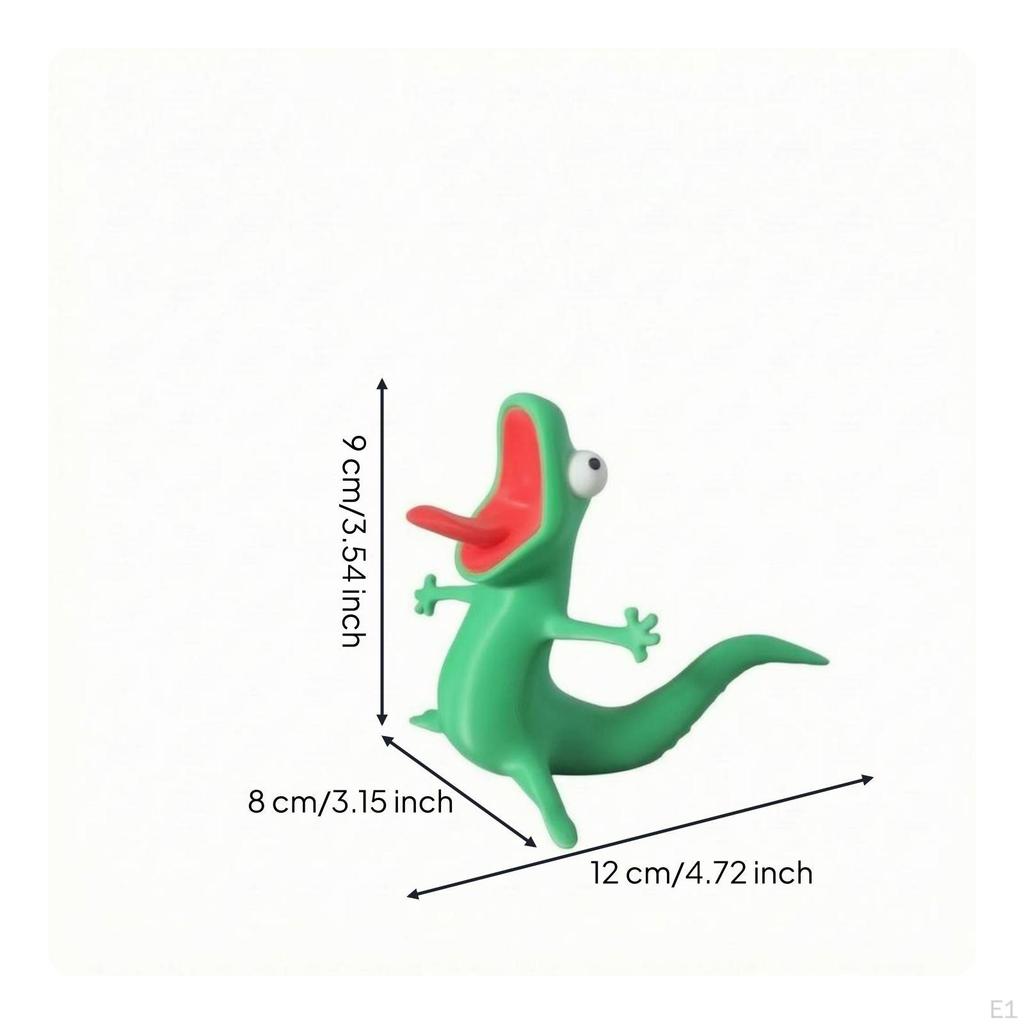 ThreeDimensionalPrinted Gecko Pen Holder PLA Standing Figurine