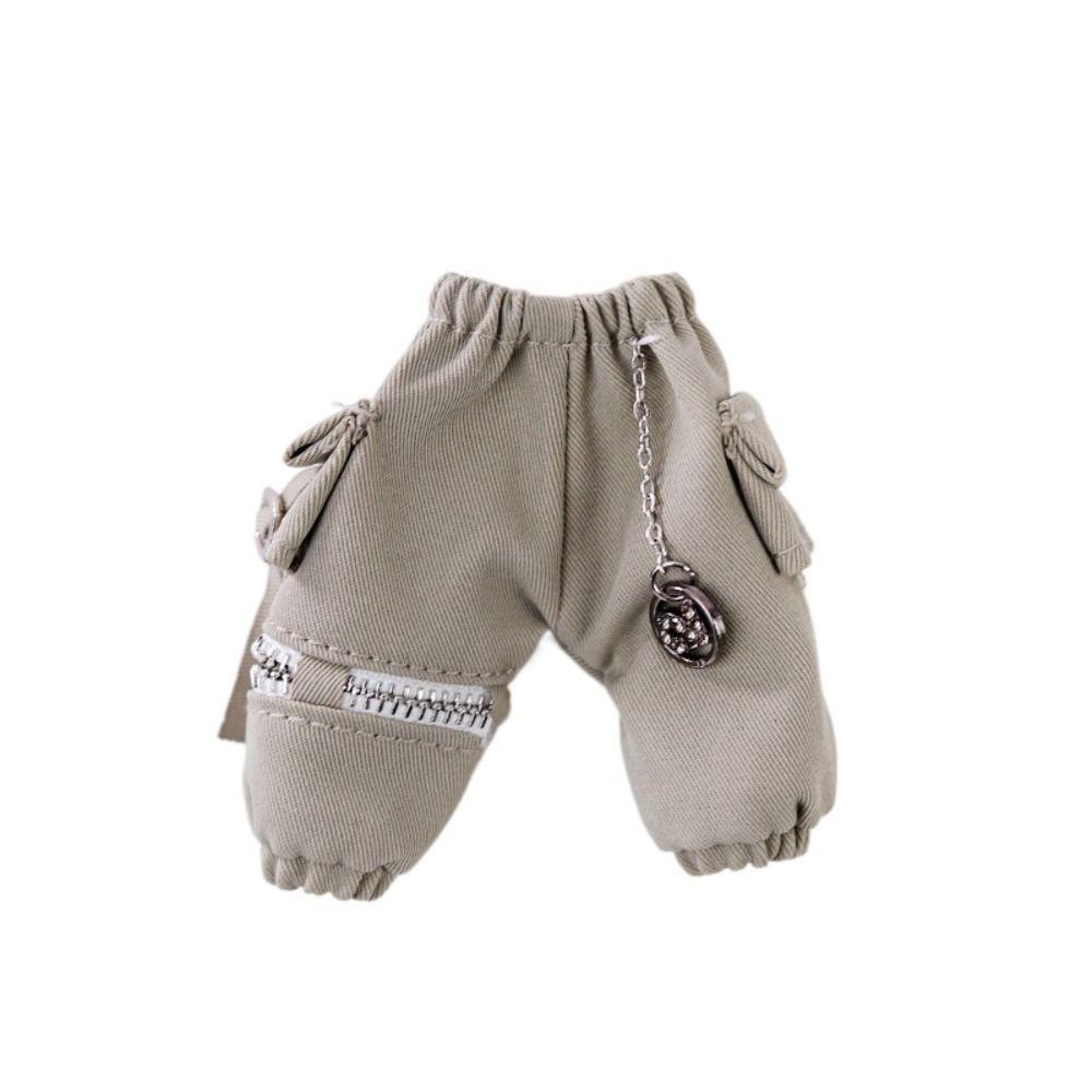 

Daily Casual OB11 Trousers Chain Overalls Obitsu 11 Clothes Fashion Doll Cargo Pants 1/12 Bjd Gsc серый