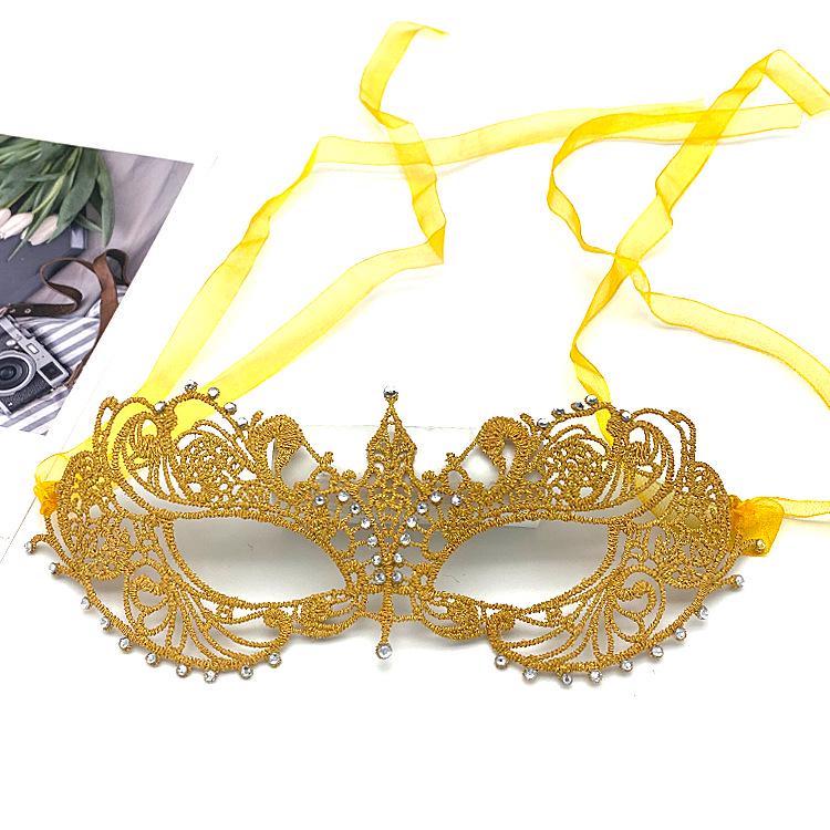 Rhinestone Lace Women's Half-Face Masquerade Eye Mask