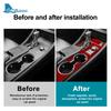 For Lexus RC300 RC350 RC200T 2019 2020 2021 2022 2023 2024 2025 Real Soft Carbon Fiber Central Control Gear Panel Sticker