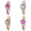 Stylish Womens Fashion Watch With Alloy Case And Single Fold Clasp For Gift