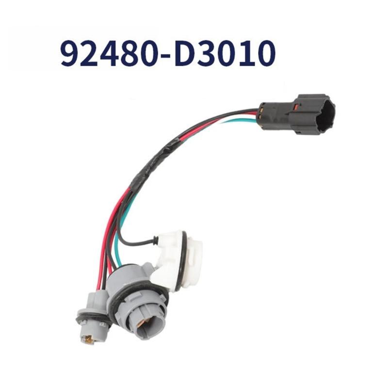 92480-D3010 92480D3010 for 2016-2018 Tail Light Lamp Socket Harness Taillight Socket Wiring Replacement Accessory