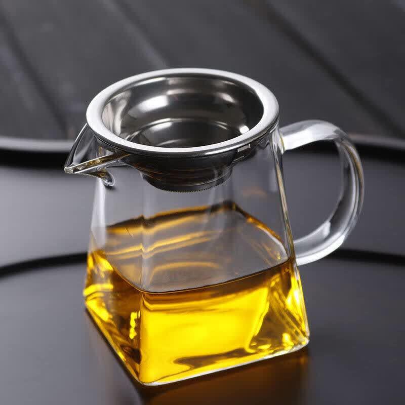 ZISIZ Heat-Resistant Glass Fairness Cup & Filter Set