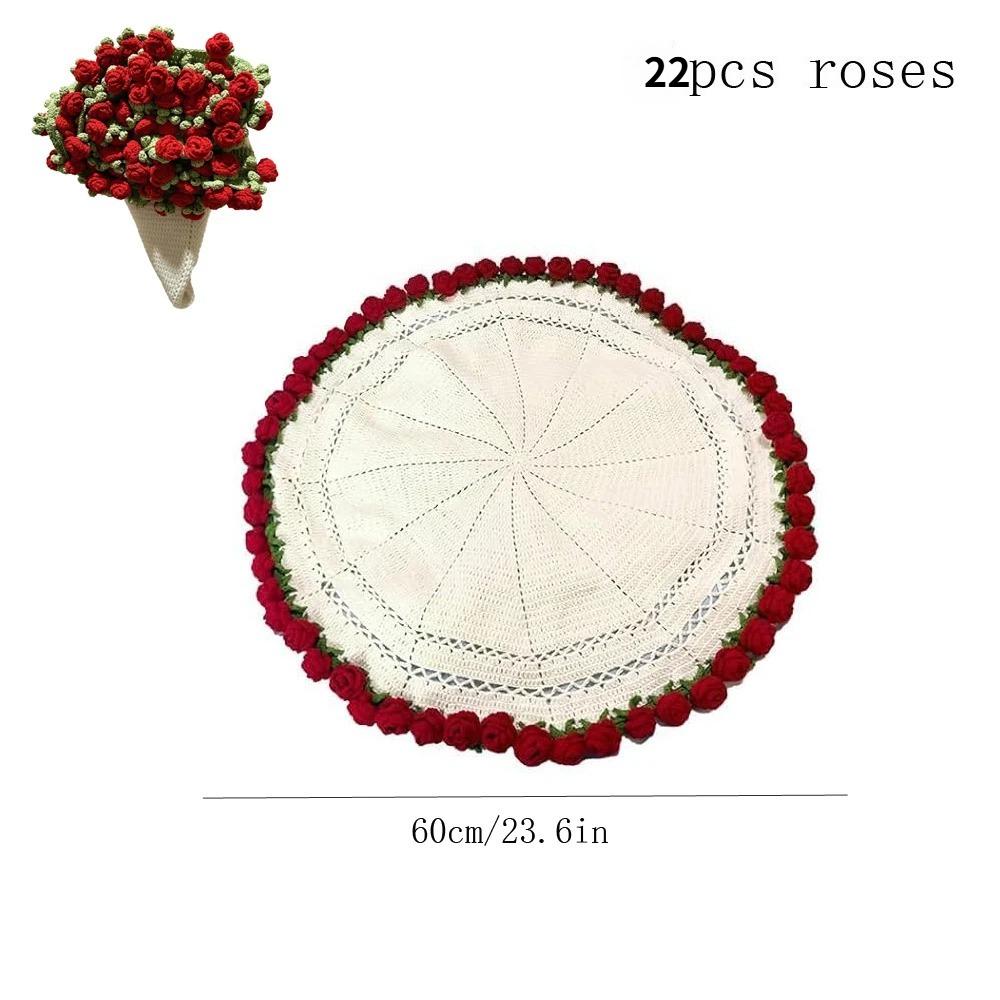 

1pcs Rose Bouquet Blanket Eternal Flower Sofa Shawl Nap Blanket Valentine s Day Gift Home Decor Soft Warm Flannel Throw