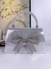 Elegant Bow Evening Crossbody Bag for Women – Trendy European & American Style
