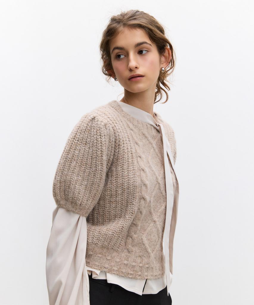 Lilisu Sofy Knit Top / Brown