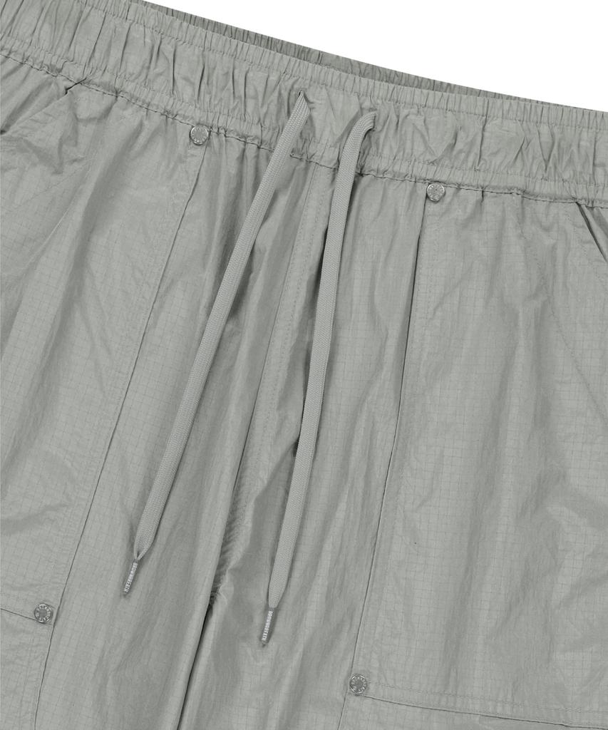 BROWNBREATH Tag Double Knee Nylon Pants - Gray