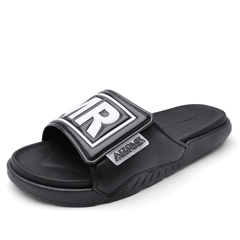 Pantoufles d'été pour hommes Extérieur Décontracté Plage Tendance de Sandales Tongs Personnalisées Tongs Chaussures Antidérapantes Hip-hop