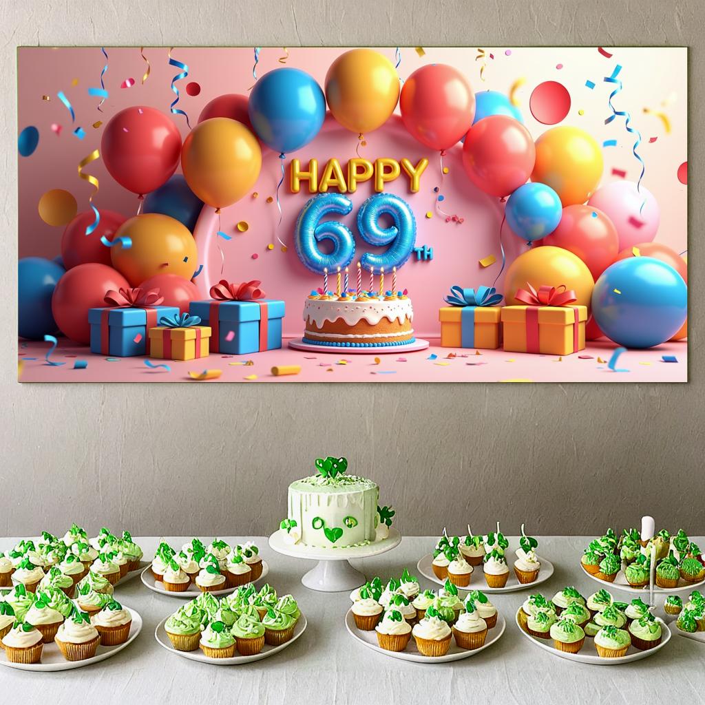 Photography Props Large Celebration Background Birthday Decorations Birthday Banner For Party Supplies Photography Family