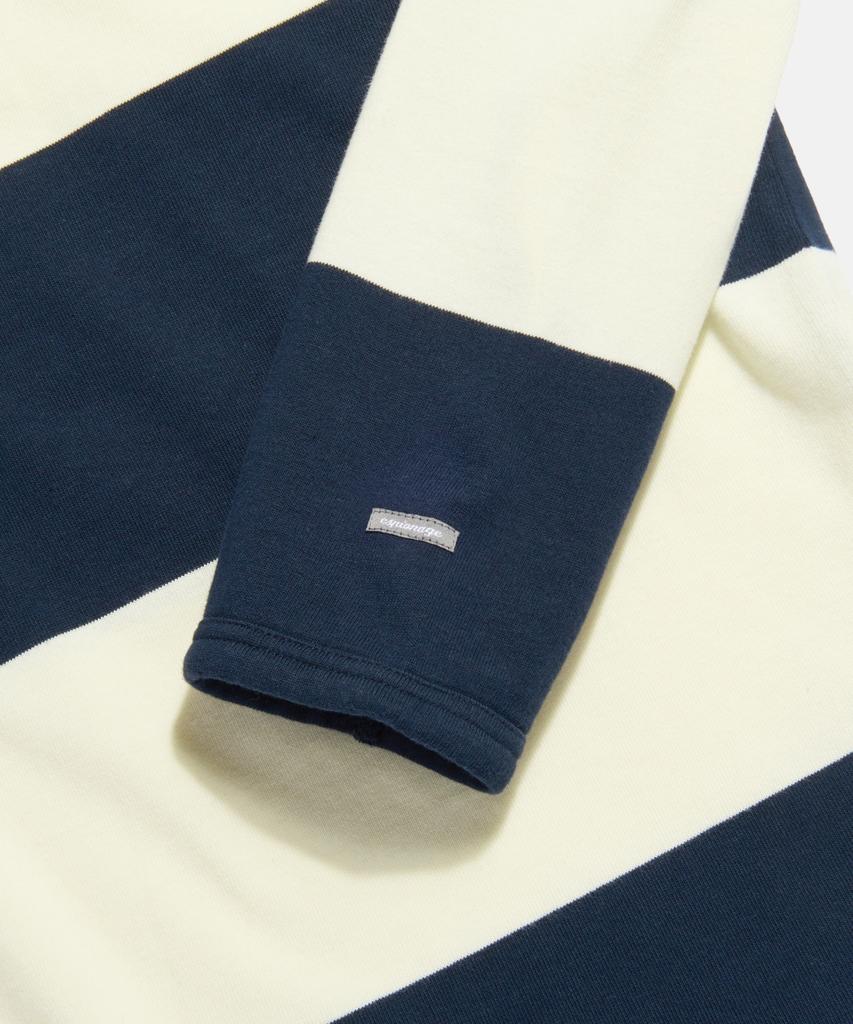 ESPIONAGE Big Border Rugby L/S Tee Navy