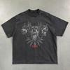 2026 Unisex T-Shirt Streetwear QUARTER 24 Cerberus Graphic