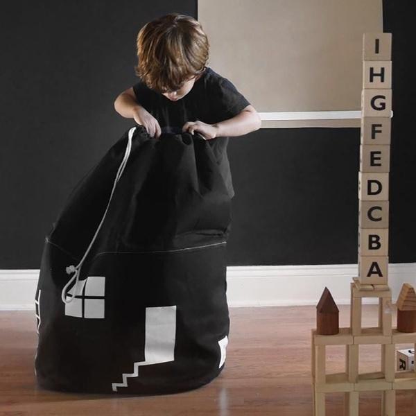 Multi-function Storage Bag Cute Pattern for Home Cotton for Children's Toys Decoration for Kids Room