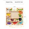 Magnetic Color and Number Maze Montessori Dinosaur Counting Matching Learning Puzzle Board Toddler Fine Motor Skills Travel Toys